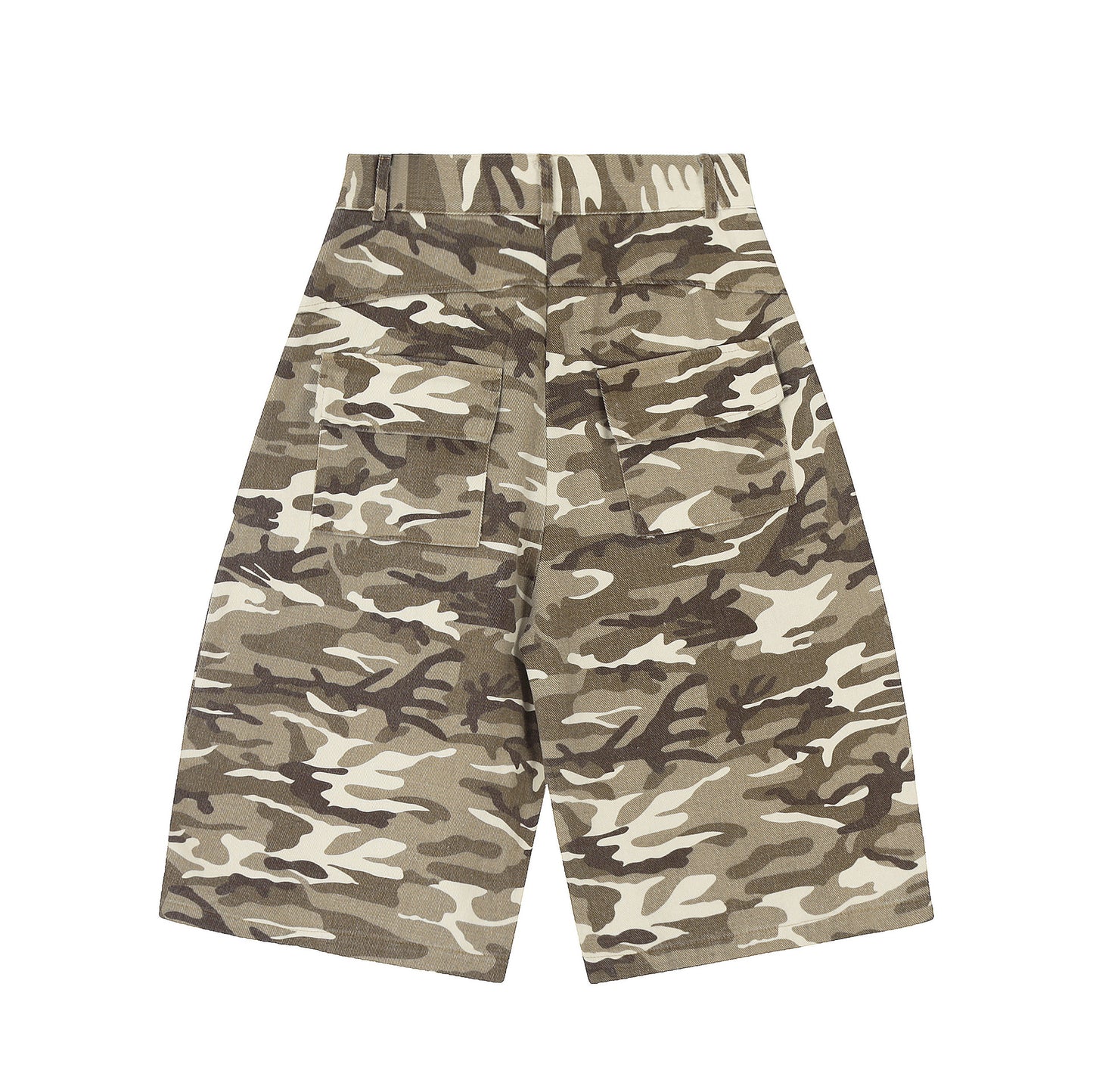 Men's Retro Multi-Pocket Denim Shorts