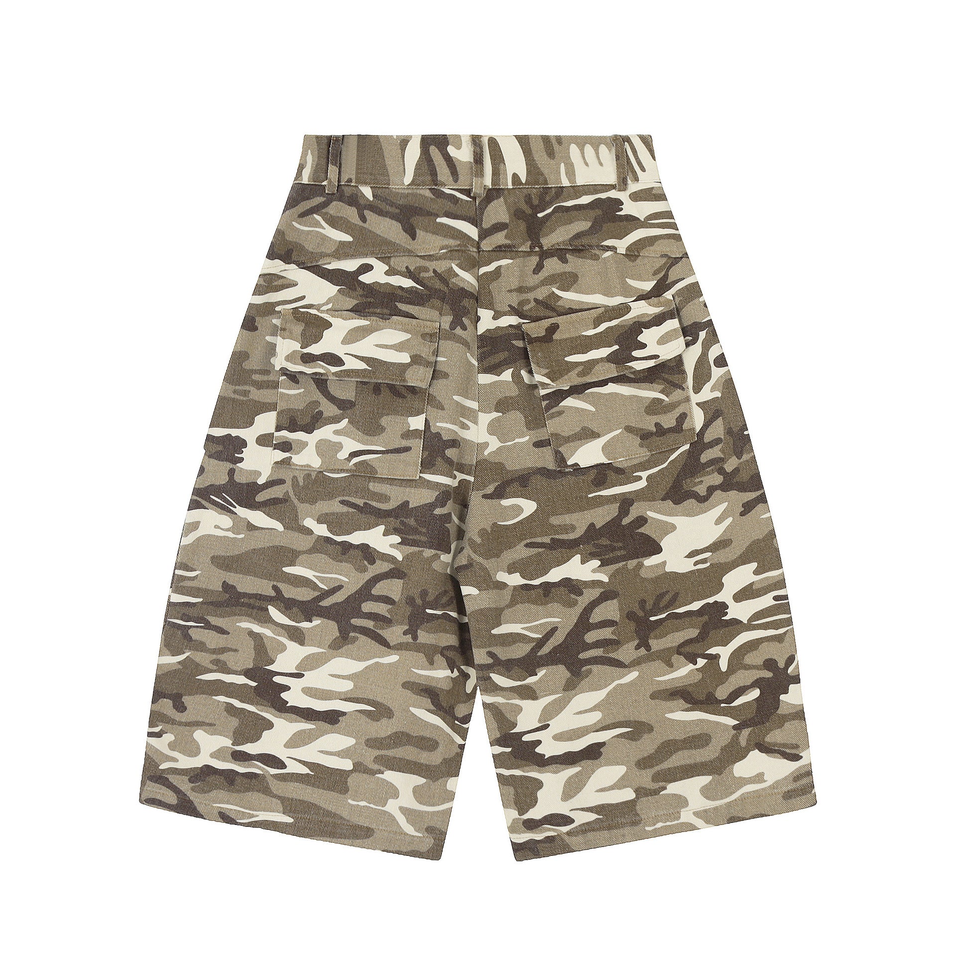 Men's Retro Multi-Pocket Denim Shorts