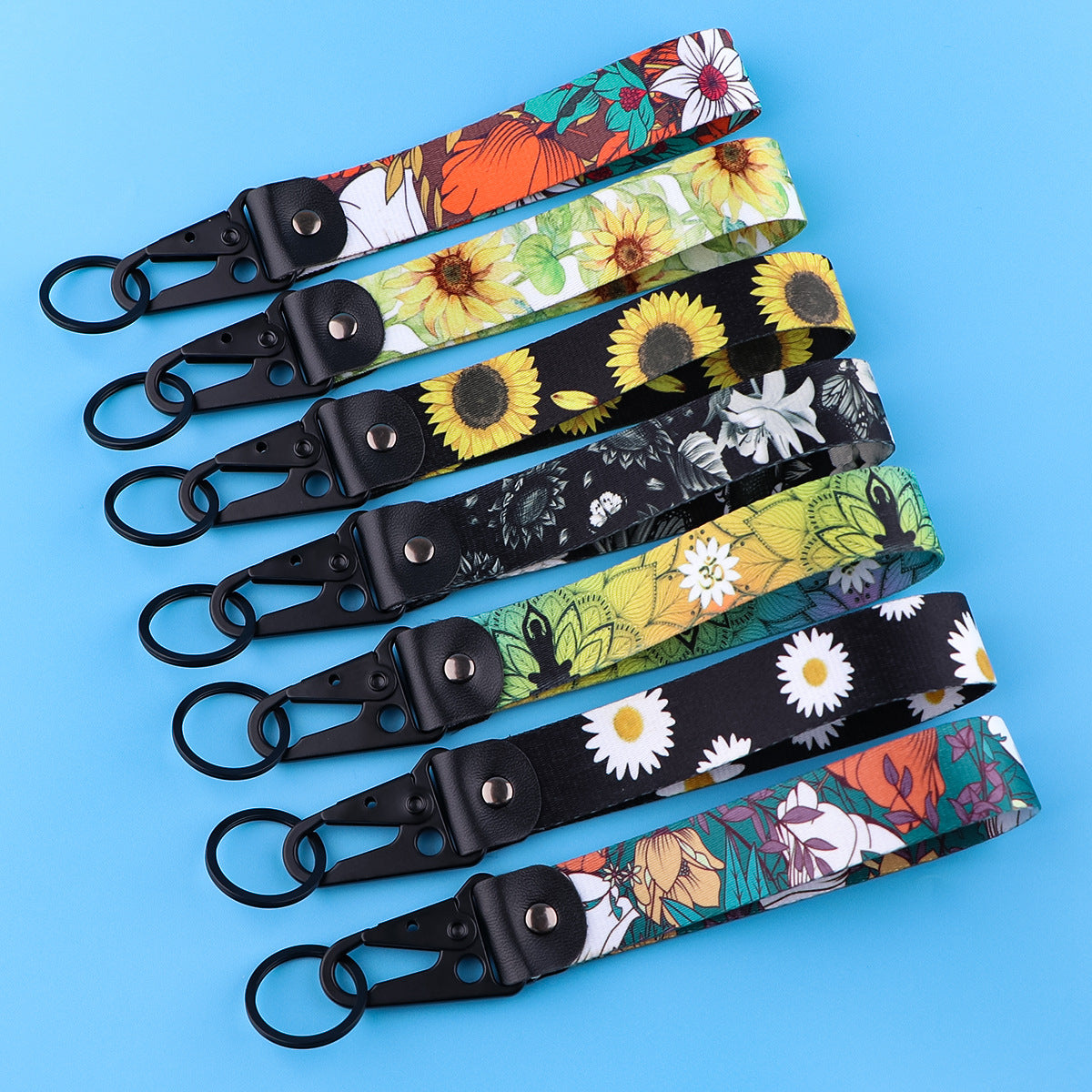 Cherry Blossom Leather & Metal Keychain | 15 Designs | JP Collections