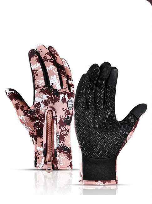 Winter Touchscreen Gloves – Waterproof Fleece Sports & Riding Gloves