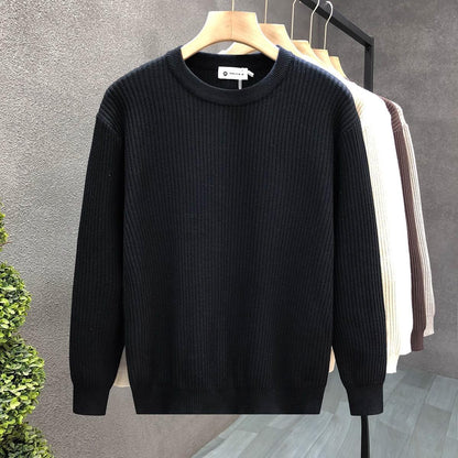 Men's Rabbit Hair Blend Knit Sweater | Extra Thick