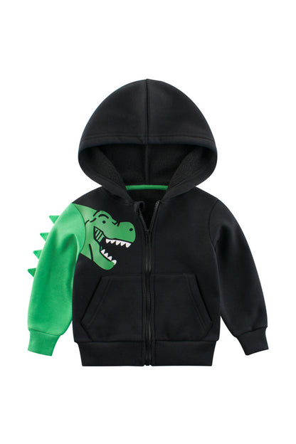 Children's Cartoon Printed Cotton Blend Sweater | Casual Kids Pullover