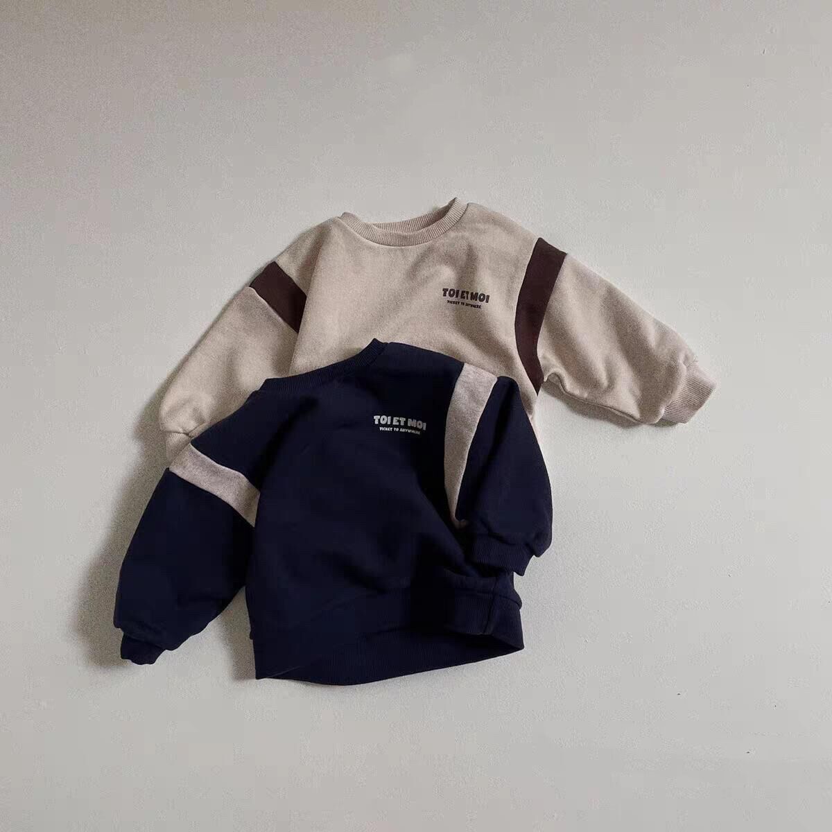 Children's Patchwork Cotton Sweatshirt