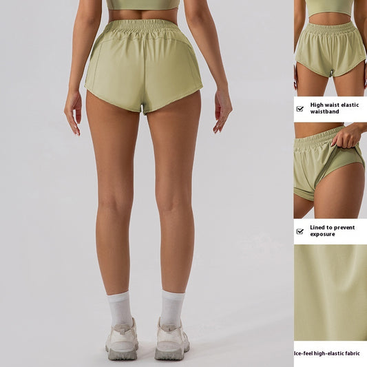 Women's Loose High-Waist Yoga Shorts | Lycra | 5 Colours