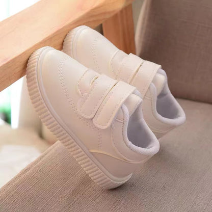Kids PU Leather Casual Flat Shoes | Sizes 21-30