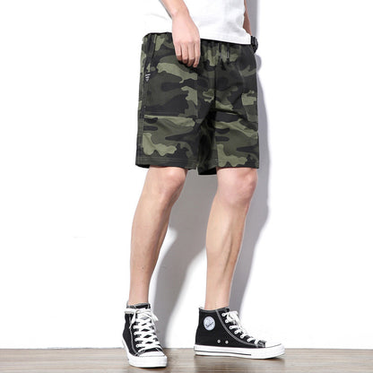 Men's Camouflage Cargo Trousers | Cotton Straight Leg with Belt M-5XL