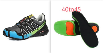 Men's Lightweight Breathable Hiking Trainers - Off-Road Trekking Casual Shoes