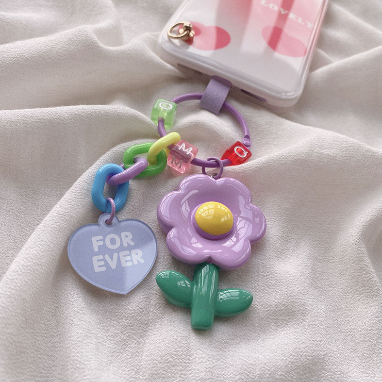 Frosted Two-Tone Acrylic Bear Keychain | 14 Colours