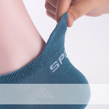 Men's Cotton Ankle Socks – Breathable Mesh Low-Cut Sports Socks