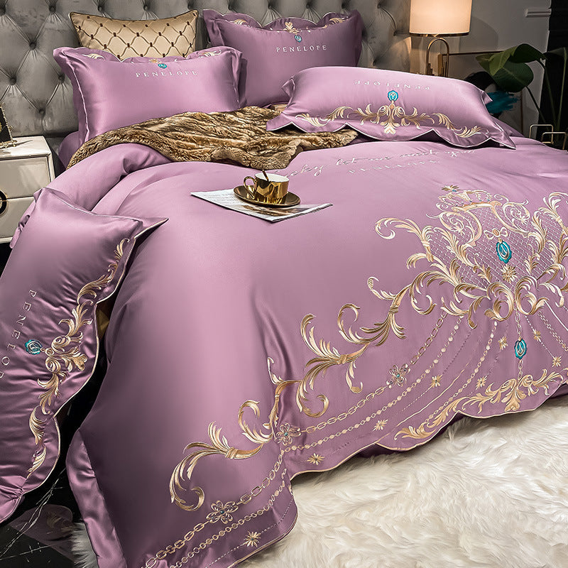Cotton Jacquard Bedding Set | 4 Piece | 14 Colours