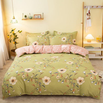 Printed Cotton Duvet Cover | Single, Double & King Sizes