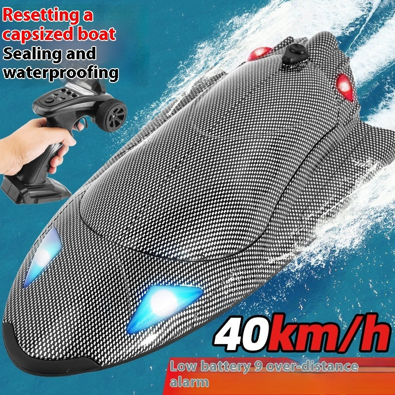 Twin-Turbo RC Racing Speedboat | 40KM/h Remote Control Boat