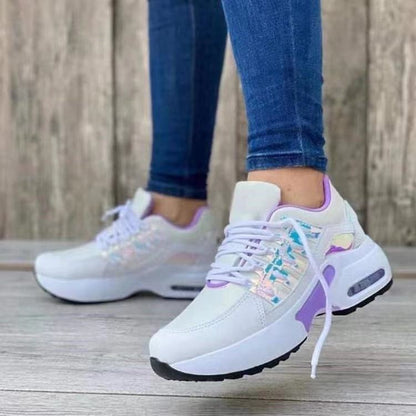 Women's Mesh Lace-Up Low Heel Sneakers | 7 Colours, EU 35–43
