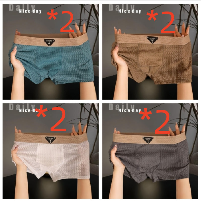 Men's Nylon Sport Boxer Briefs | 6 Colours | L–4XL