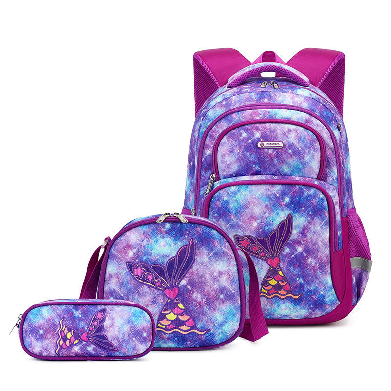 Kids' Animal School Backpack Set – Lightweight & Spine-Protection