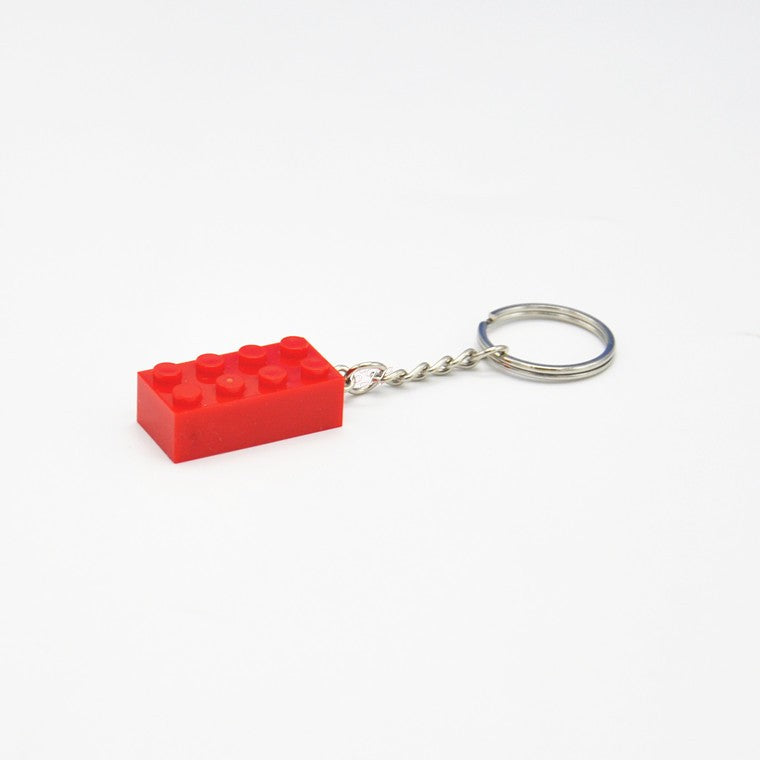 Mini Building Block Keychain Pack of 30 | ABS Brick Pendant | JP Collections