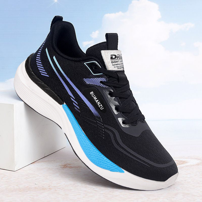 Men's Mesh Lace-Up Thick-Sole Trainers | EU 39-44