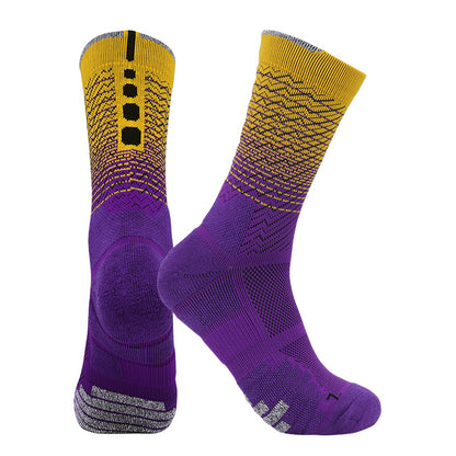 Men's Gradient Sports Socks | Quick-Dry Anti-Slip | Cycling & Running