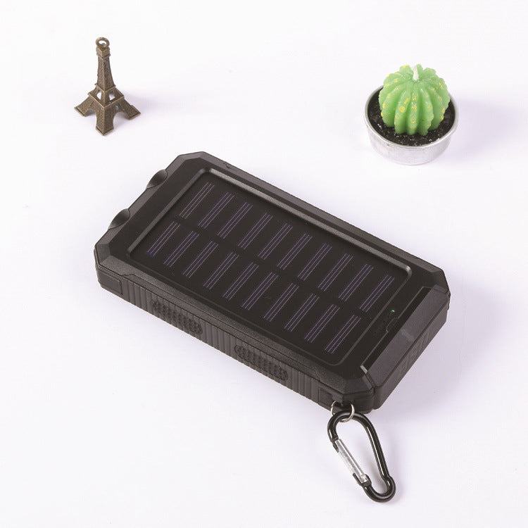 Waterproof Solar Power Bank with Compass – Rugged Outdoor Charging 5 Colours
