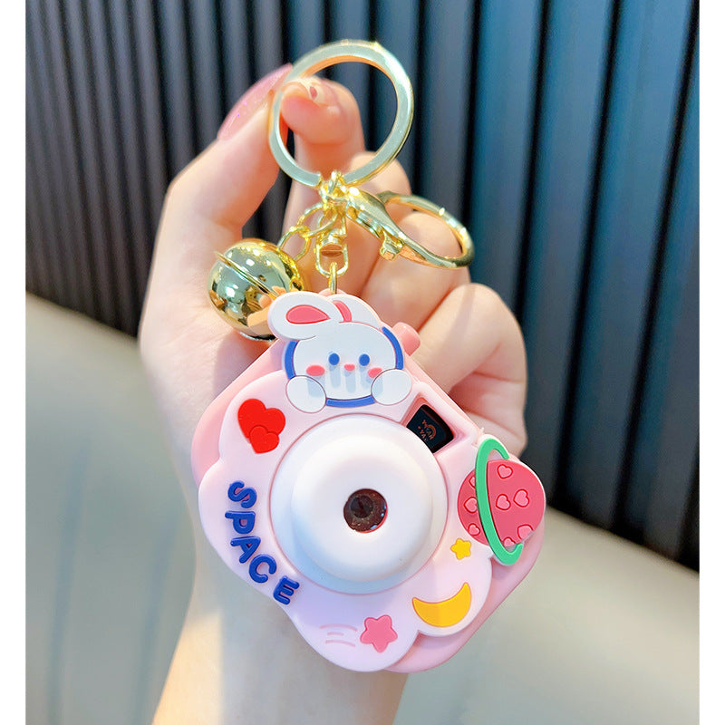 Bunny Camera Starry Sky Projection Keychain | 4 Colours