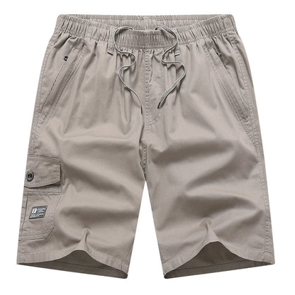 Men's Cotton Casual Work Shorts | Relaxed Fit Drawstring L-5XL