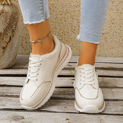 Women's Chunky-Heel Side-Zip Sneakers | EU 36-43