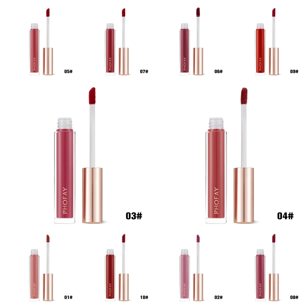 Non-Sticky Moisturising Lip Gloss | 10 Shades
