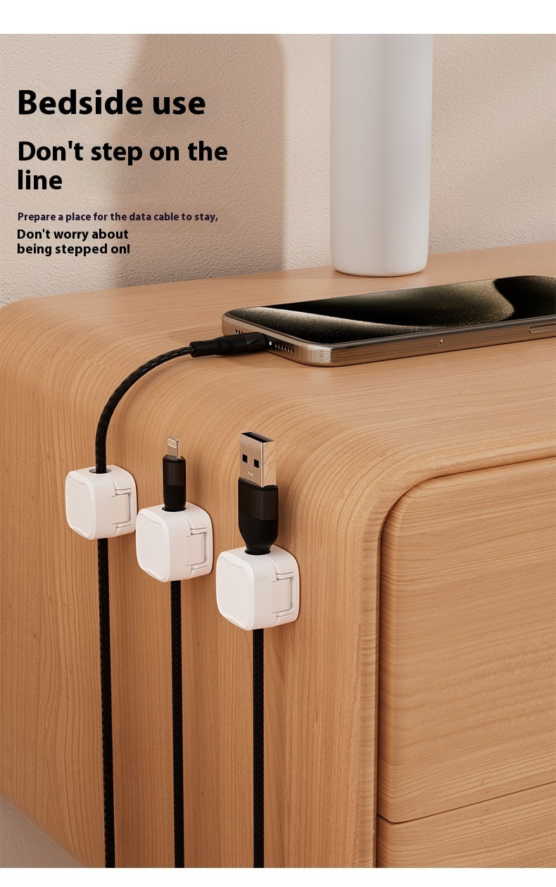 Magnetic Under-Desk Cable Management Clips