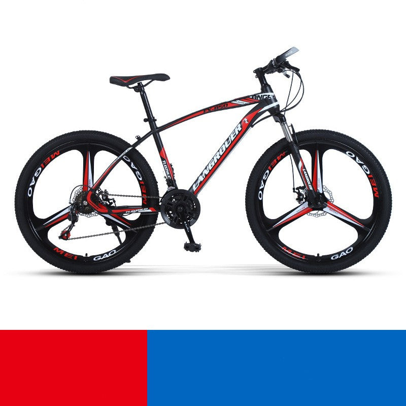 Mountain Bike – Carbon Steel Double Disc Brake Variable Speed Cross-Country