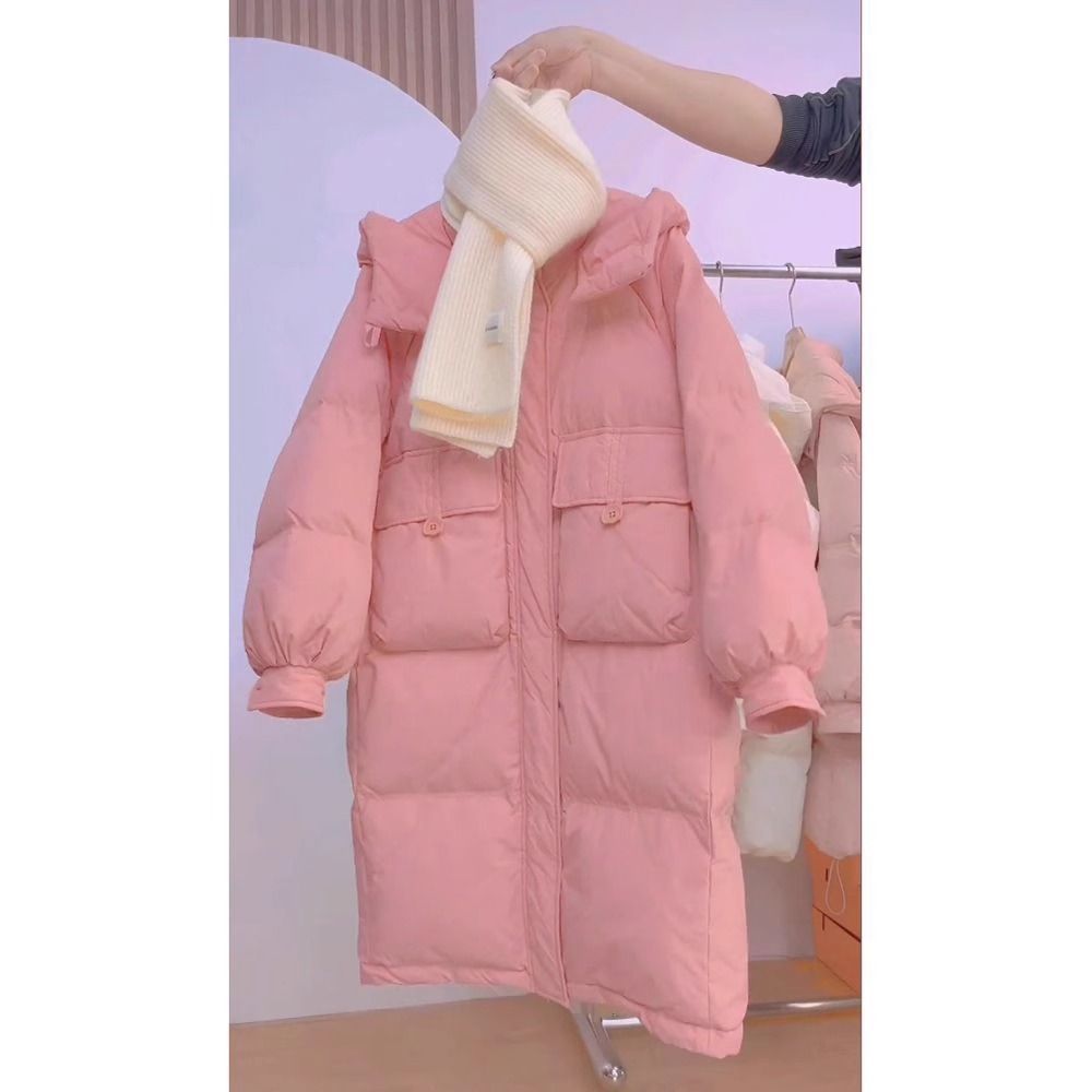 Women's Padded Cotton Jacket - Long Sleeve Winter Coat