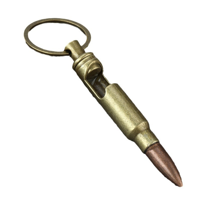 Bullet Bottle Opener Keychain | Zinc Alloy Creative Pendant | JP Collections