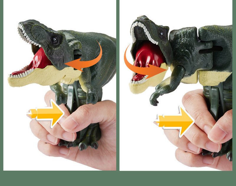 Push-Down Decompression Dinosaur Toy - Kids Fidget Toy Ages 4-6