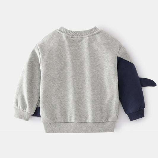 Boys' Cartoon Pullover Sweater | Spring Autumn Kids Casual Top