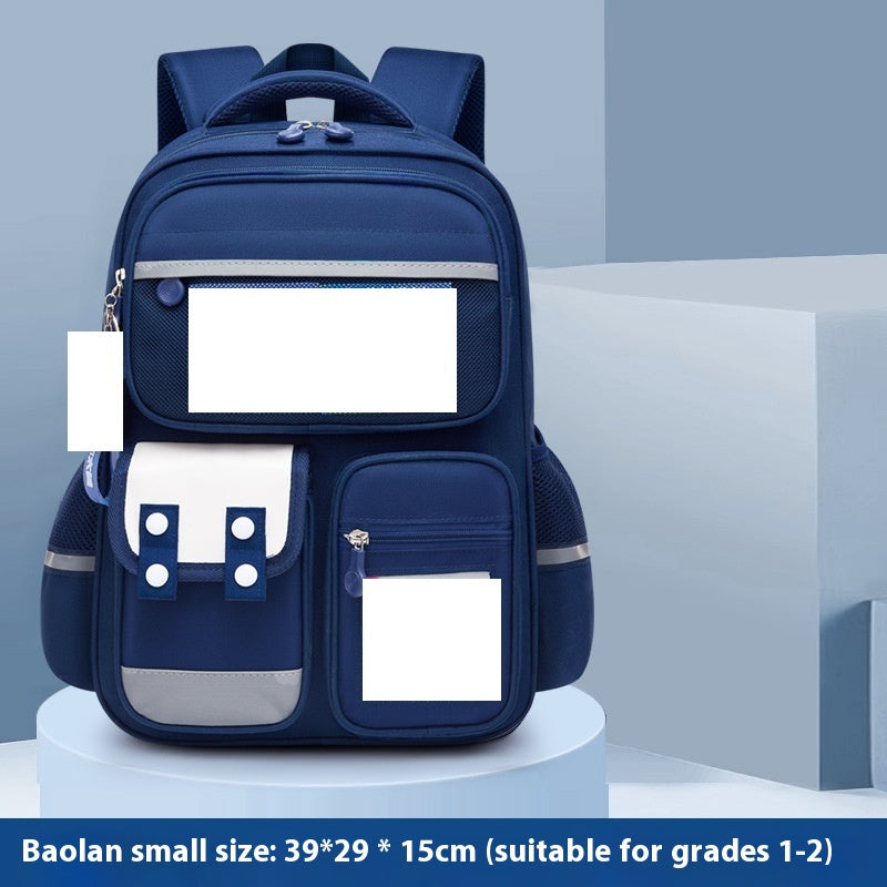 Kids' Premium Oxford School Backpack – Spine Protection & Waterproof