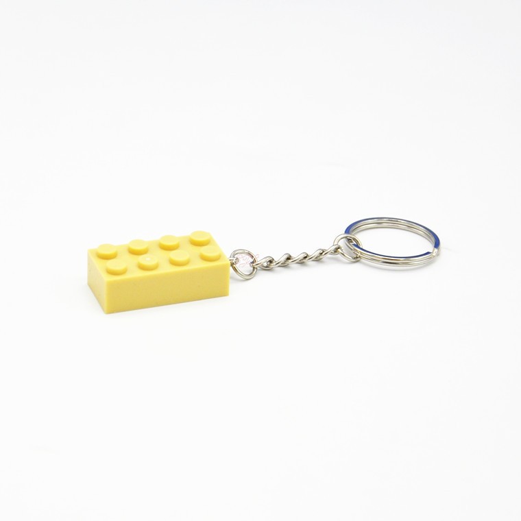 Mini Building Block Keychain Pack of 30 | ABS Brick Pendant | JP Collections