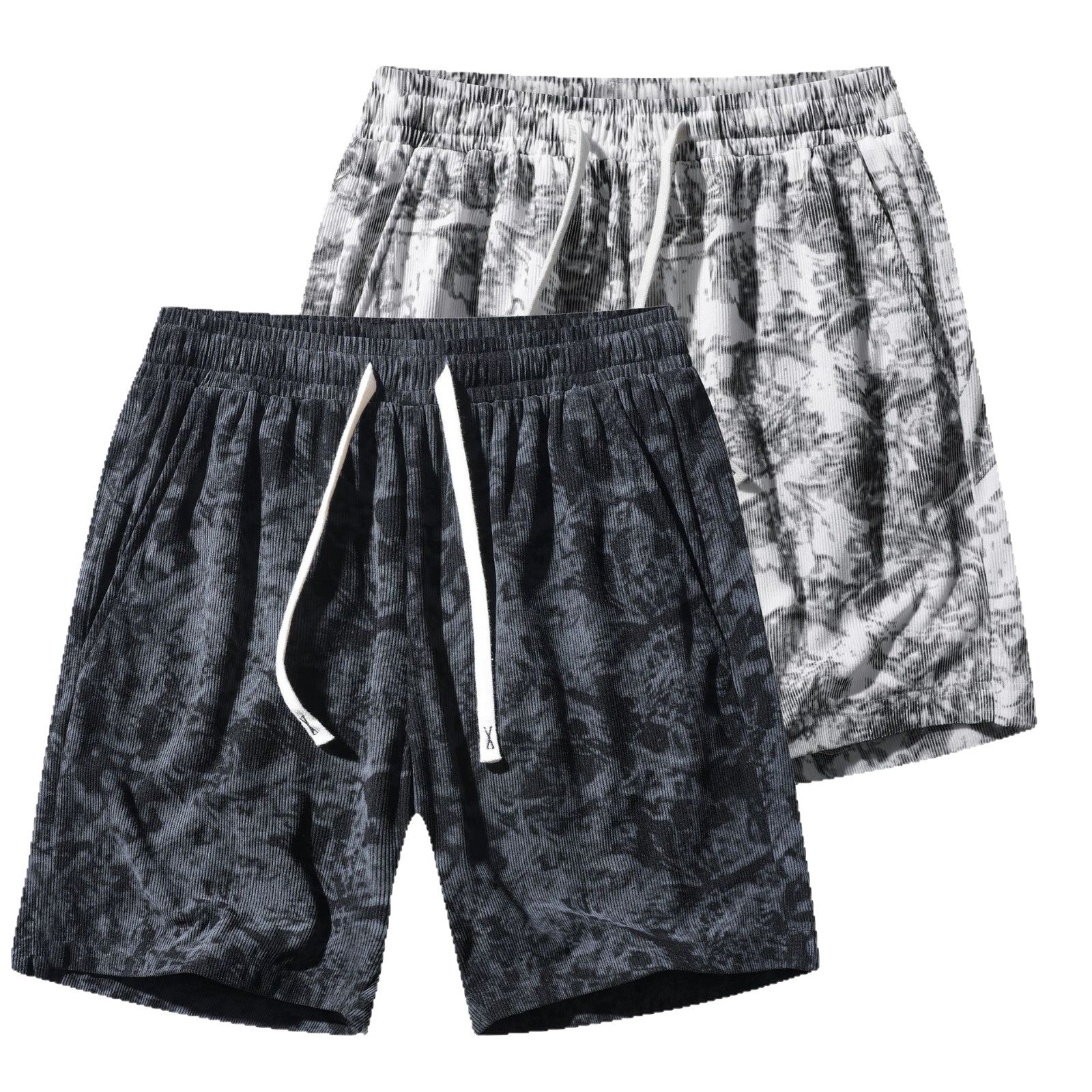 Men's Corduroy High-Waist Sports Shorts