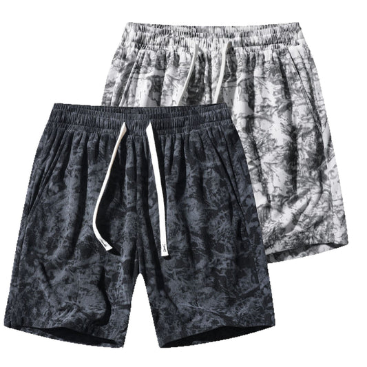 Men's Corduroy High-Waist Sports Shorts