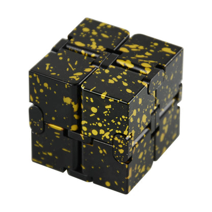 Premium Aluminium Alloy Infinite Cube Fidget Toy | Metal Desk Toy