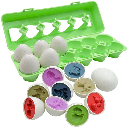 Montessori Egg Shape Matching Toy - Educational Sorting Game for Kids