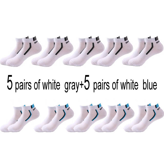 Men’s Cotton Moisture-Wicking Sports Socks – Single & 5-Pair Packs