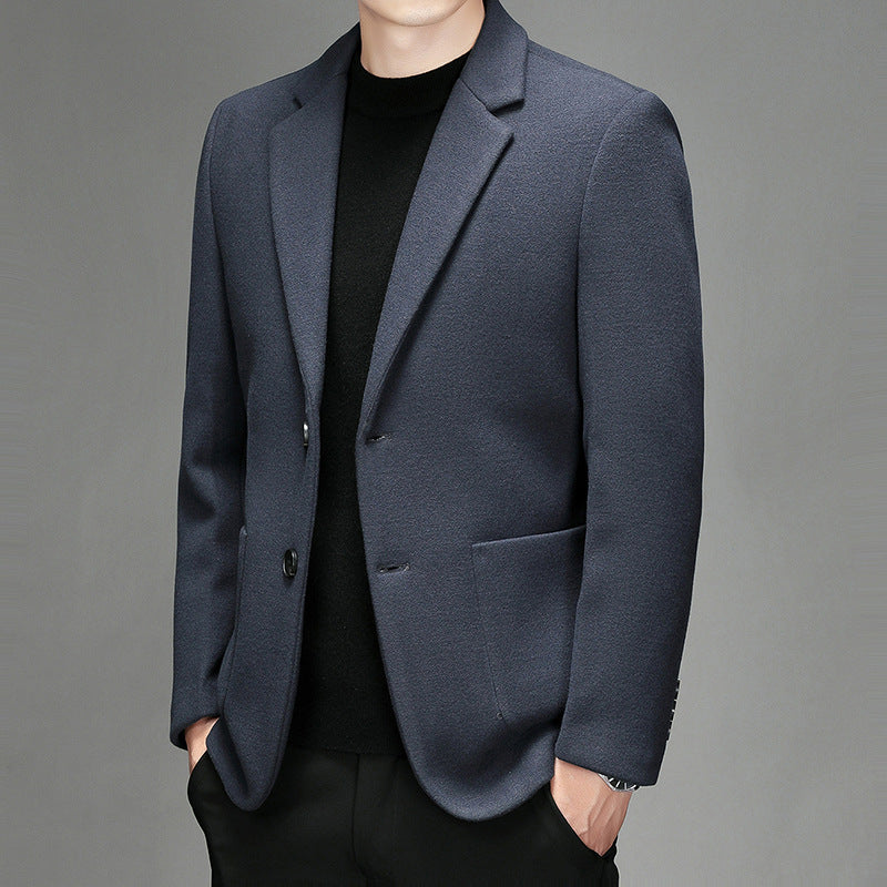 Men's Woollen Suit Jacket – Refined Casual Autumn Winter | M–4XL