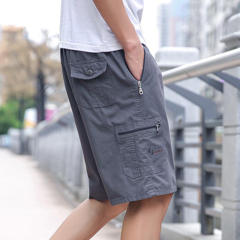 Men's Loose-Fit Cotton Blend Shorts