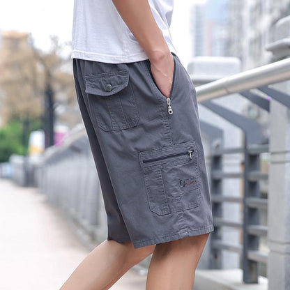 Men's Loose-Fit Cotton Blend Shorts