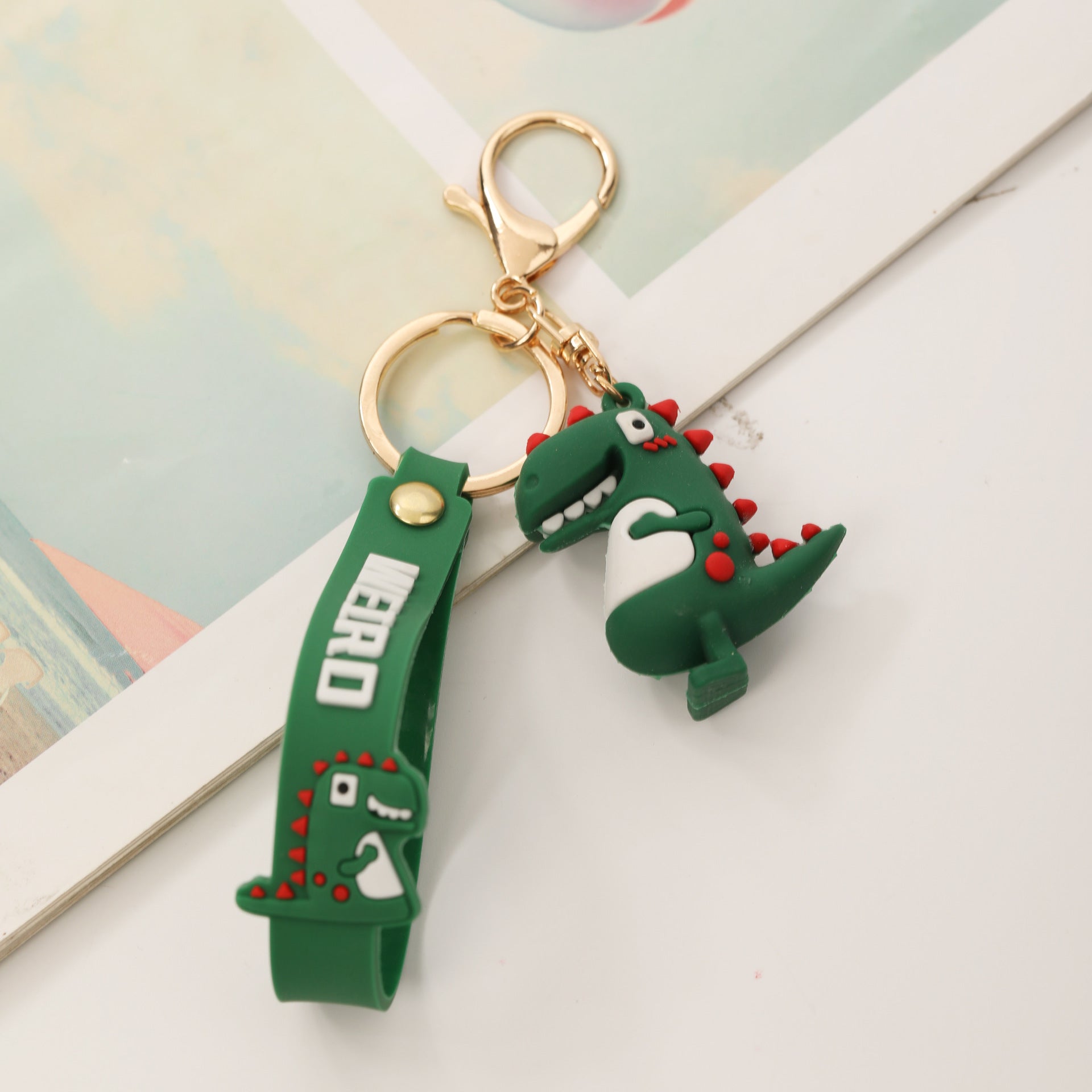 3D Silicone Cartoon Character Keychain | Astronaut, Bear & Dinosaur