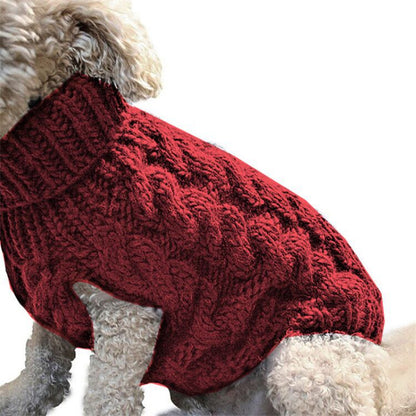 Dog Warm Winter Knit Coat | 7 Colours & 4 Sizes