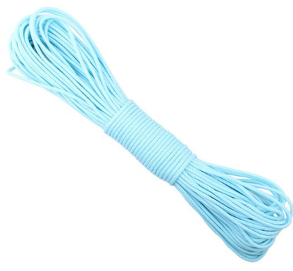 Glow-in-the-Dark 9-Strand Paracord – 550lb Survival Rope 1m & 6m Blue, Orange, Pink, Yellow, White & Green