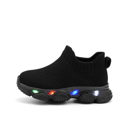 Children's Flyknit Soft-Sole Trainers | Lightweight Kids Shoes