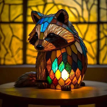 Animal LED Night Light Statue 17cm | Corgi, Dragon & Rabbit