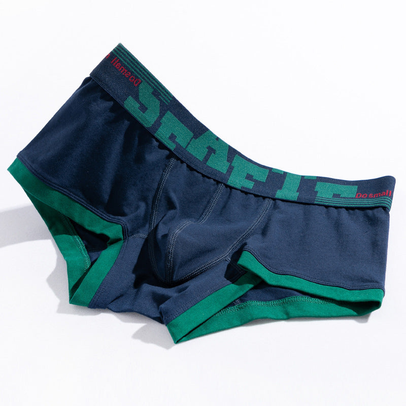 Men's Low-Rise Cotton Boxer Shorts – Body-Shaping Breathable Fit