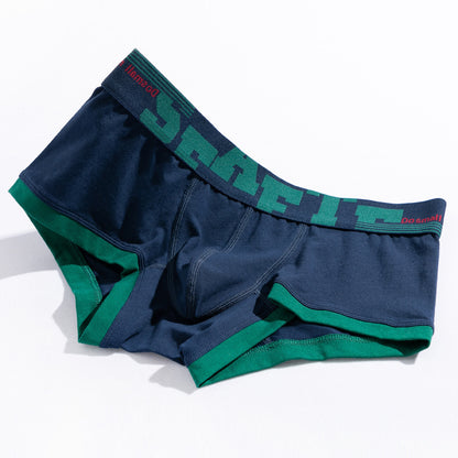 Men's Low-Rise Cotton Boxer Shorts – Body-Shaping Breathable Fit